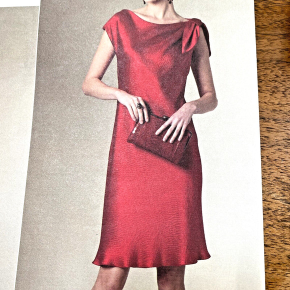 Vogue Sewing Pattern V1208 Designer Tom Linda Platt 2010 Cocktail Dress Sz 6-12 - Picture 3 of 6
